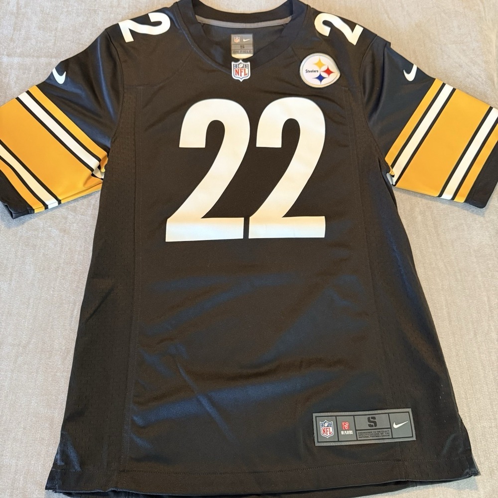 Nike Najee Harris #22 Pittsburgh Steelers Youth Small On Field Jersey